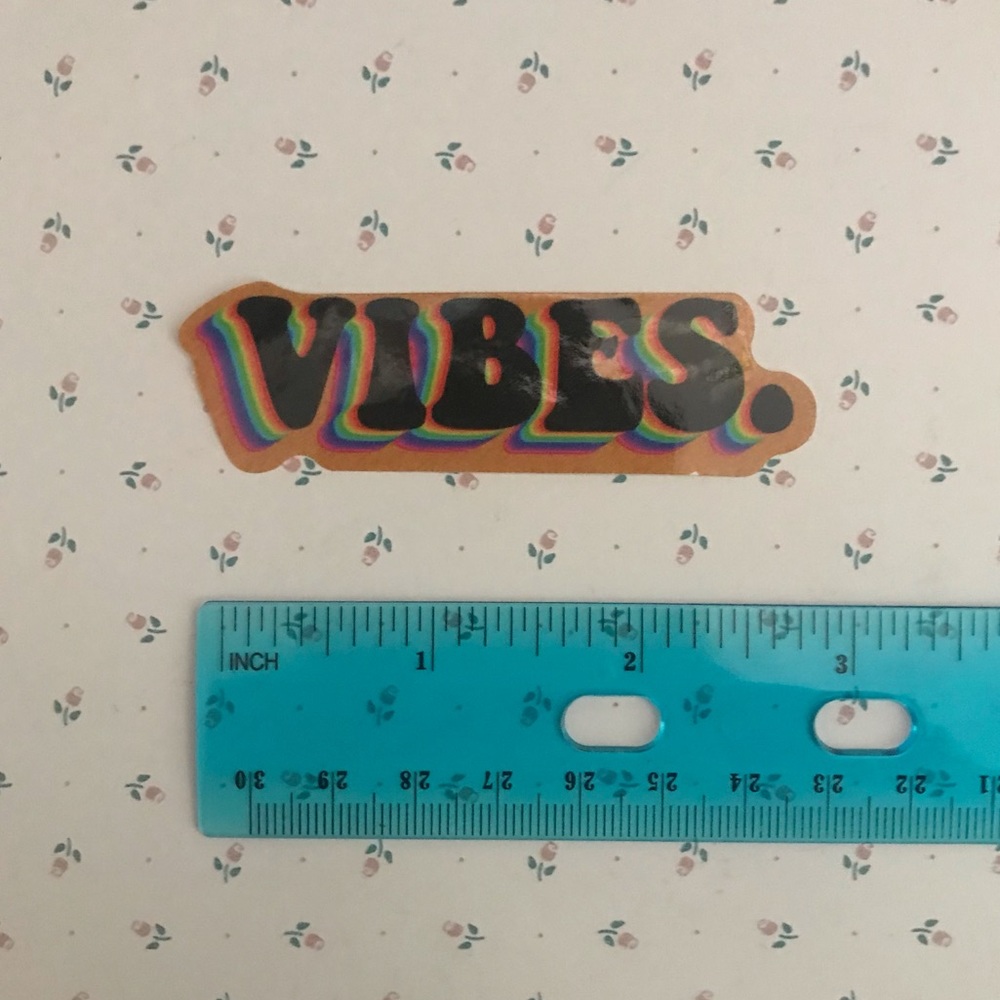 “VIBES” Sticker - Picture 3 of 3
